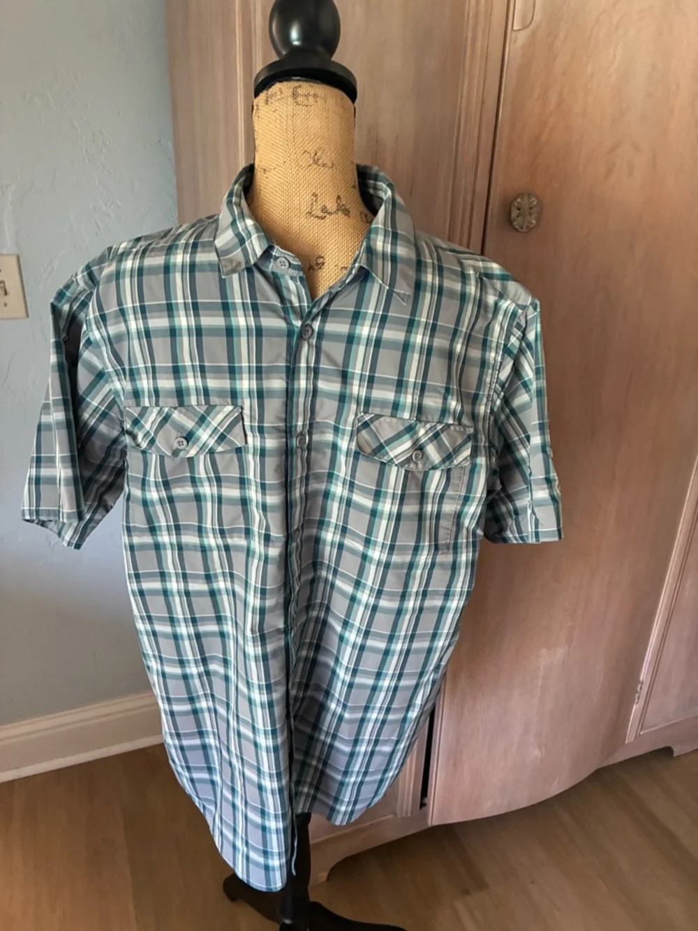 Patagonia Men’s High Moss Shirt hiking plaid large
